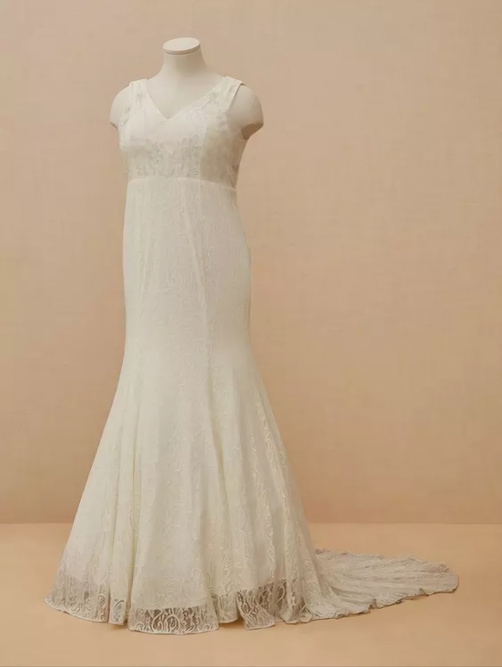 torrid Dresses & Skirts - New Torrid Ever After Ivory Lace Mermaid Silouette Wedding Dress, Size 18